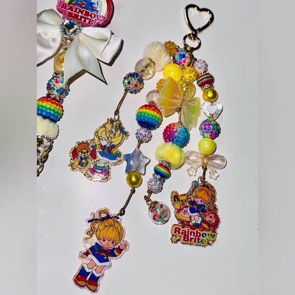 Rainbow Junk Charm & Pen Set - Picture 3 of 4